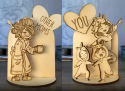 Two sided design funny mothers day