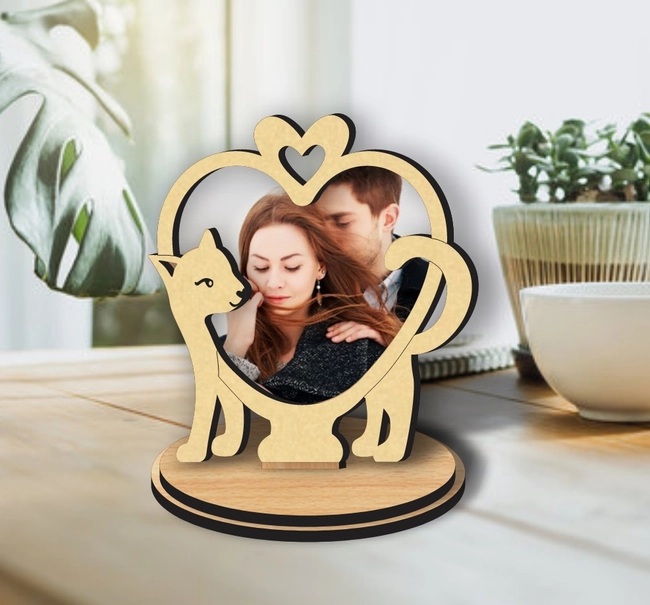 valentine photo frame l0000874 file cdr and dxf pdf free vector download for laser cut