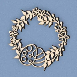 Wreath L0000730 file cdr and dxf pdf free vector download for laser cut