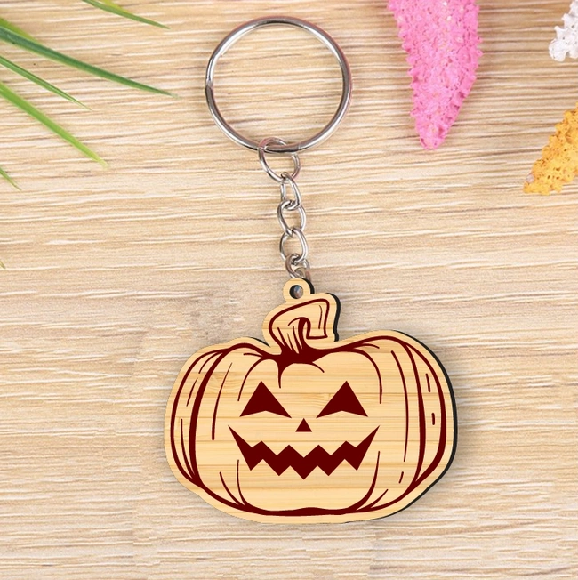 Halloween Keychain E0024975 file cdr and dxf pdf free vector download for laser cut