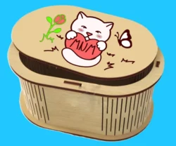 Mother’s day gift box E0024978 file cdr and dxf pdf free vector download for laser cut
