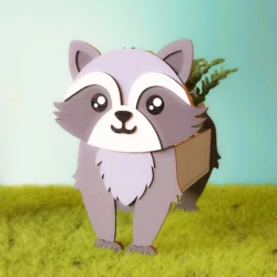 Weasel flower pot