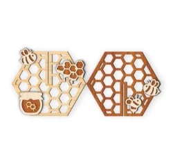 3D Honeycomb E0025172 file cdr and dxf free vector download for laser cut