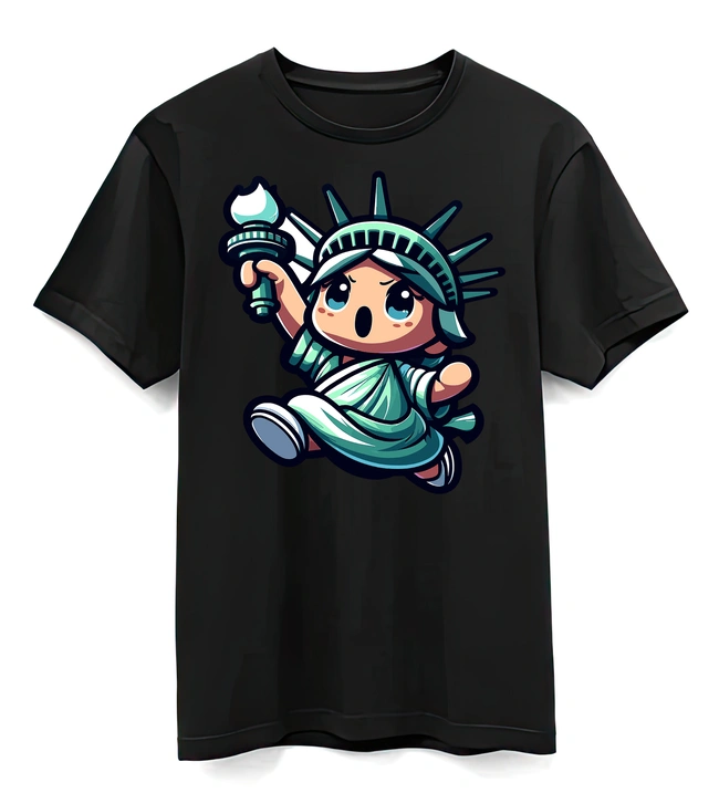 Chibi Statue Of Liberty E0025162 file cdr and eps svg free vector download for print