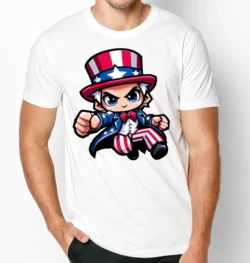 Chibi Uncle Sam E0025164 file cdr and eps svg free vector download for print