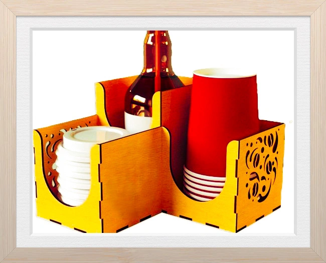 Coffee rack E0025185 file cdr and dxf free vector download for laser cut