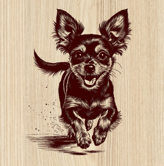 Dog E0025157 file cdr and dxf free vector download for print or laser engraving machines