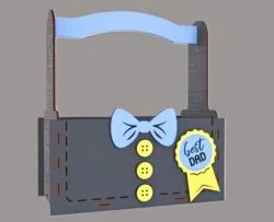 Father’s day tool box E0025073 file cdr and dxf free vector download for laser cut