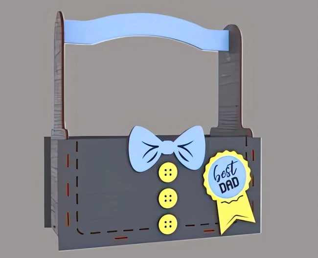 Father's day tool box E0025073 file cdr and dxf free vector download for laser cut