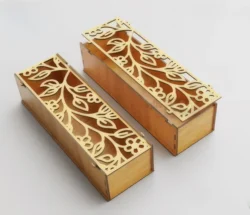 Floral gift box E0025147 file cdr and dxf free vector download for laser cut