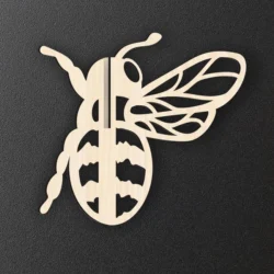Honey Bee E0025136 file cdr and dxf free vector download for laser cut