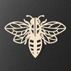 Honey Bee E0025140 file cdr and dxf free vector download for laser cut