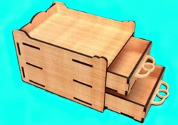 Jewelry box E0025050 file cdr and dxf pdf free vector download for laser cut