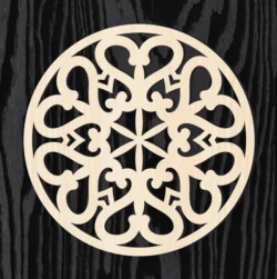 Mandala E0025017 file cdr and dxf pdf free vector download for laser cut