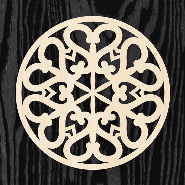 Mandala E0025017 file cdr and dxf pdf free vector download for laser cut