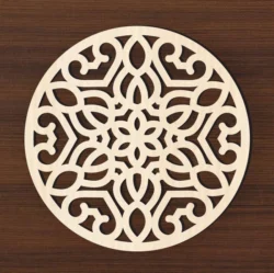 Mandala E0025019 file cdr and dxf pdf free vector download for laser cut