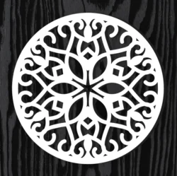 Mandala E0025020 file cdr and dxf pdf free vector download for laser cut