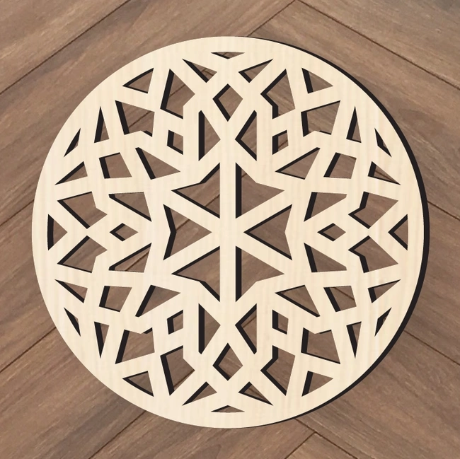 Mandala E0025022 file cdr and dxf pdf free vector download for laser cut