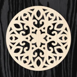 Mandala E0025025 file cdr and dxf pdf free vector download for laser cut
