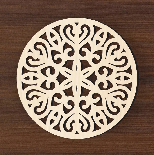Mandala E0025026 file cdr and dxf pdf free vector download for laser cut