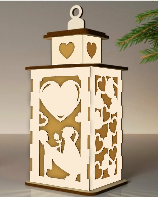 Mother`s day lantern E0025169 file cdr and dxf free vector download for laser cut