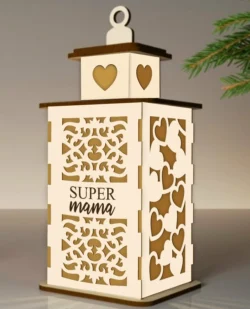 Mother`s day lantern E0025170 file cdr and dxf free vector download for laser cut