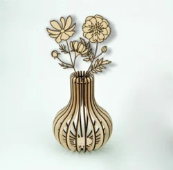 October flowers E0025081 file cdr and dxf free vector download for laser cut