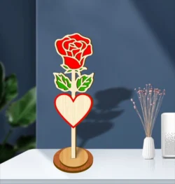 Rose E0025129 file cdr and dxf free vector download for laser cut