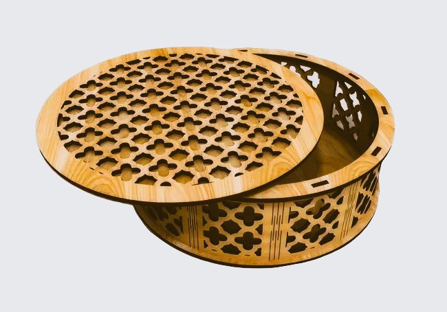 Round box E0025149 file cdr and dxf free vector download for laser cut