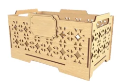 Storage box E0025120 file cdr and dxf free vector download for laser cut