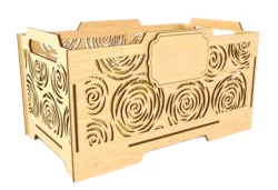 Storage box E0025121 file cdr and dxf free vector download for laser cut