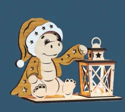 Tortoise with lantern E0025143 file cdr and dxf free vector download for laser cut