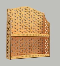 Wall shelf E0025148 file cdr and dxf free vector download for laser cut