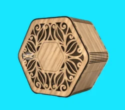 Wedding Box E0025077 file cdr and dxf free vector download for laser cut