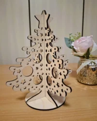 3D Christmas tree E0025312 file cdr and dxf free vector download for laser cut