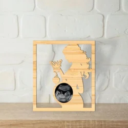 Baby Ultrasound Photo Frame E0025304 file cdr and dxf free vector download for laser cut