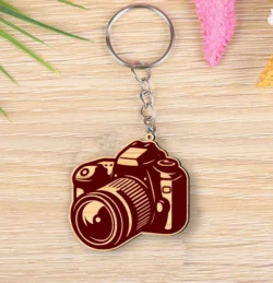 Camera Keychain E0025299 file cdr and dxf free vector download for laser cut