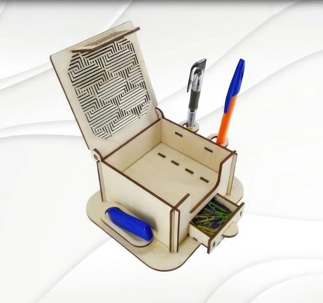 Desk Organizer E0025224 file cdr and dxf free vector download for laser cut