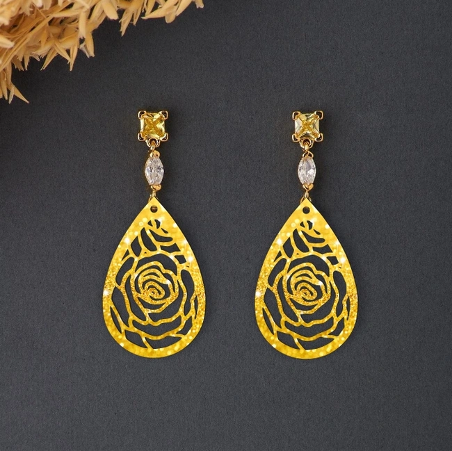 Earring E0025266 file cdr and dxf free vector download for laser cut