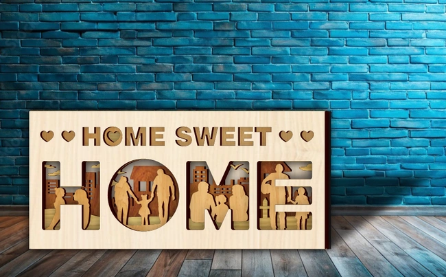 family multilayer e0025228 file cdr and dxf free vector download for laser cut