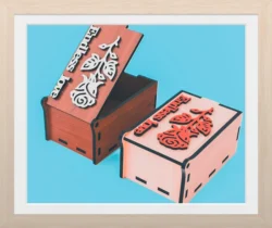 Gift box E0025313 file cdr and dxf free vector download for laser cut