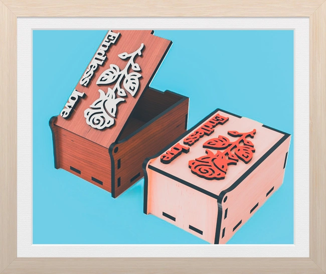 Gift box E0025313 file cdr and dxf free vector download for laser cut