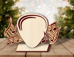 Guitar award trophy E0025231 file cdr and dxf free vector download for laser cut
