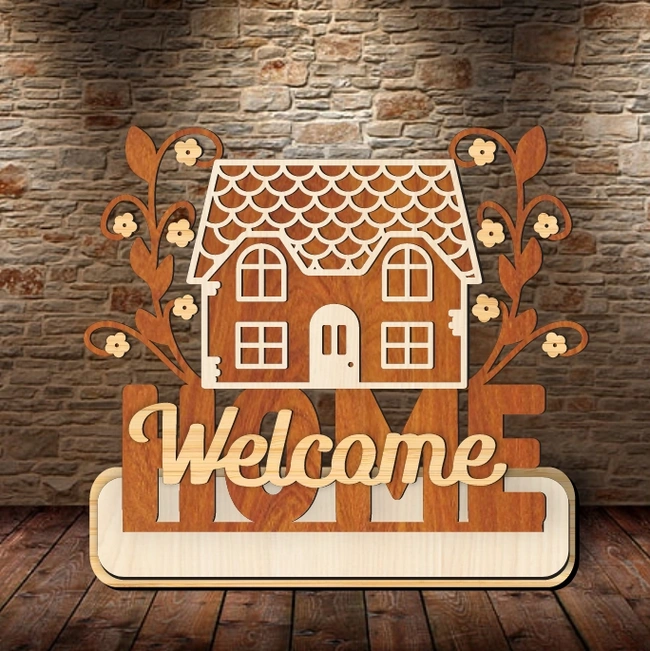 Home Stand E0025211 file cdr and dxf free vector download for laser cut
