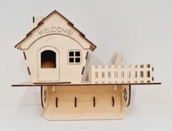 House shelf E0025294 file cdr and dxf free vector download for laser cut