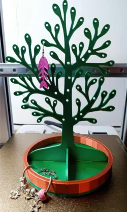 Jewelry tree E0025253 file cdr and dxf free vector download for laser cut