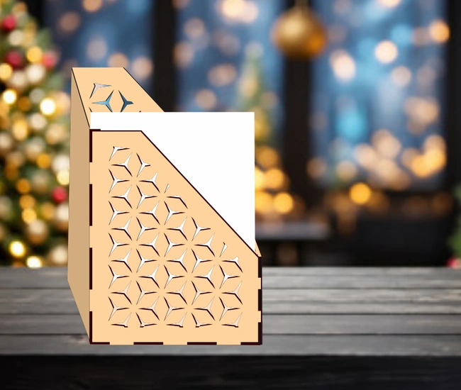 Paper holder E0025256 file cdr and dxf free vector download for laser cut