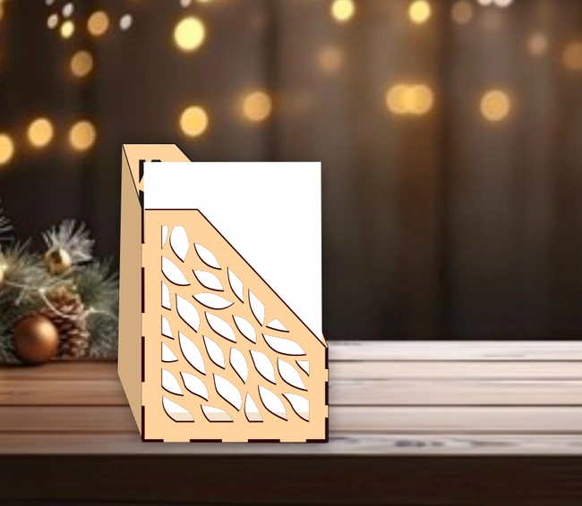 Paper holder E0025268 file cdr and dxf free vector download for laser cut