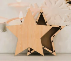Star box E0025293 file cdr and dxf free vector download for laser cut