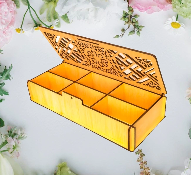 Storage box E0025331 file cdr and dxf free vector download for laser cut